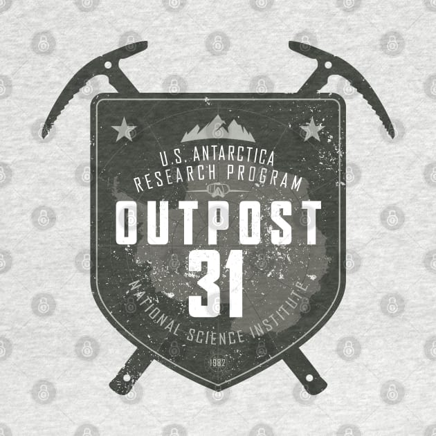 Outpost 31 (aged look) by MoviTees.com